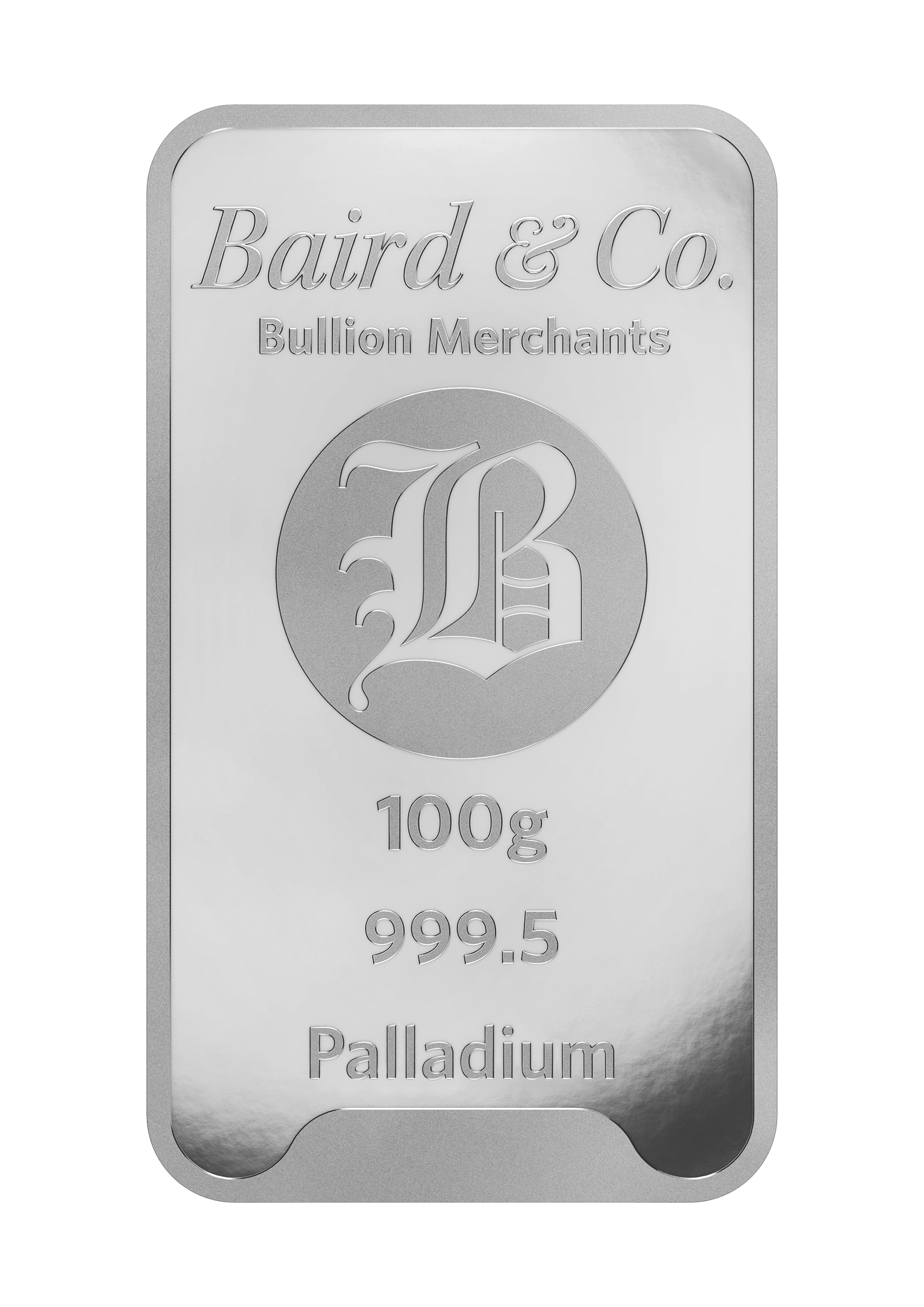 100g Palladium Minted Bar